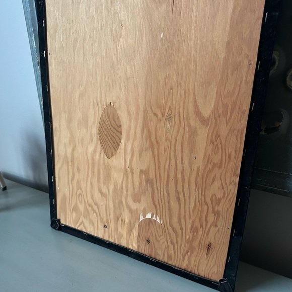 Vintage MCM wire string art ship on black velvet - Picture 11 of 11